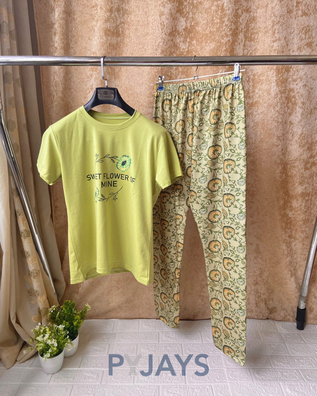 Pyjays "Sweet Flowers Of Mine" Pajama