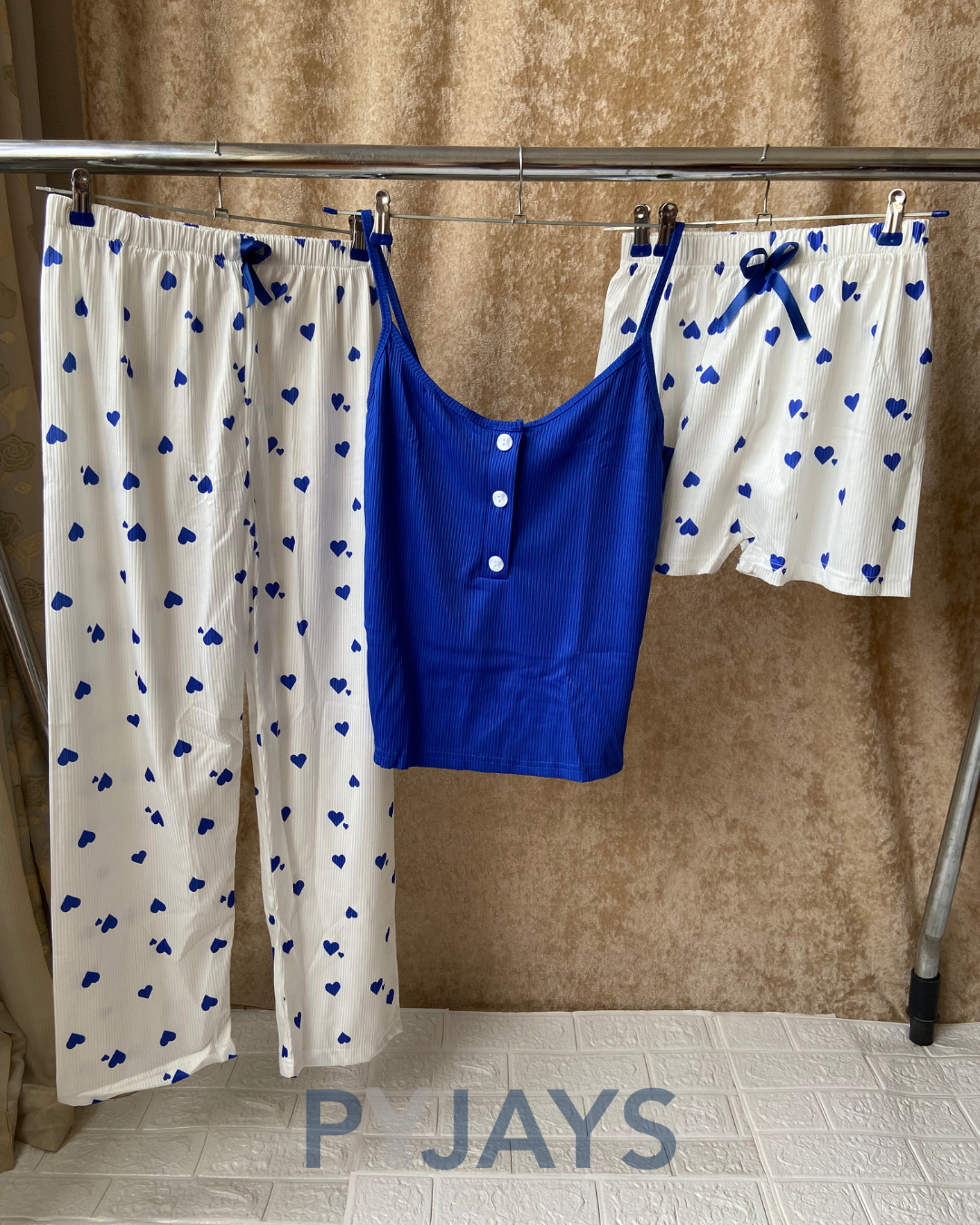 Pyjays Hearts 3-piece pajama Vol.3
