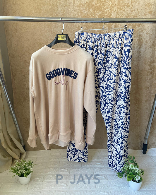 Pyjays "Good vibes only" pajama