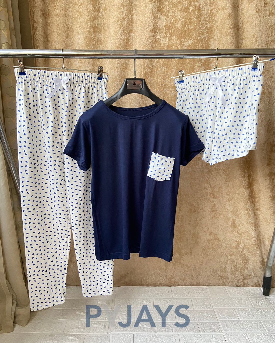 Pyjays Hearts 3-piece pajama Vol.2