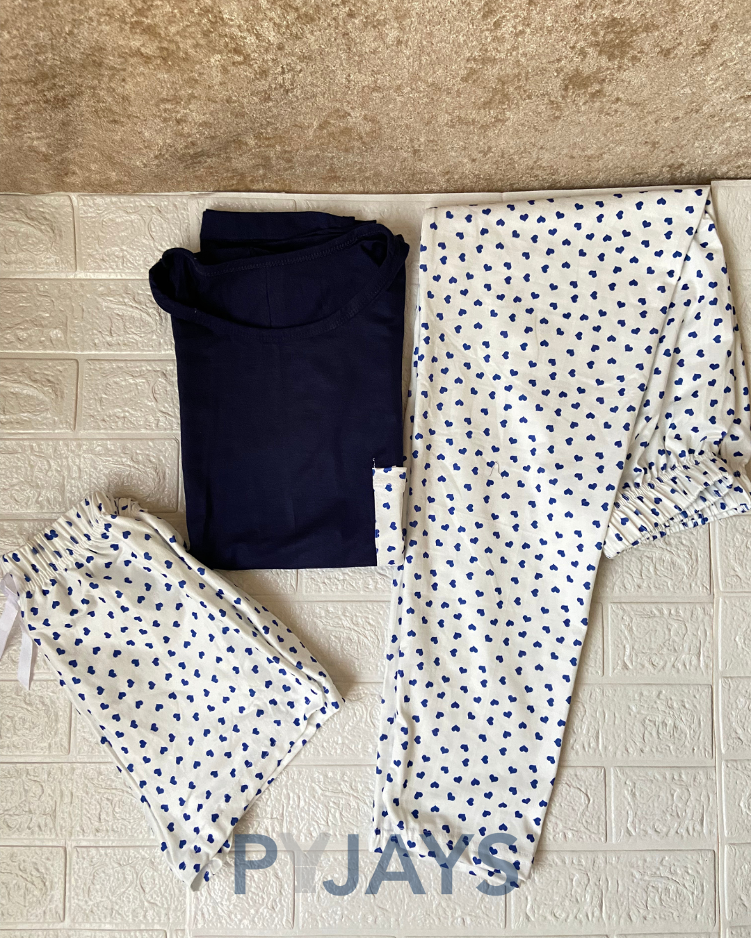 Pyjays Hearts 3-piece pajama Vol.2
