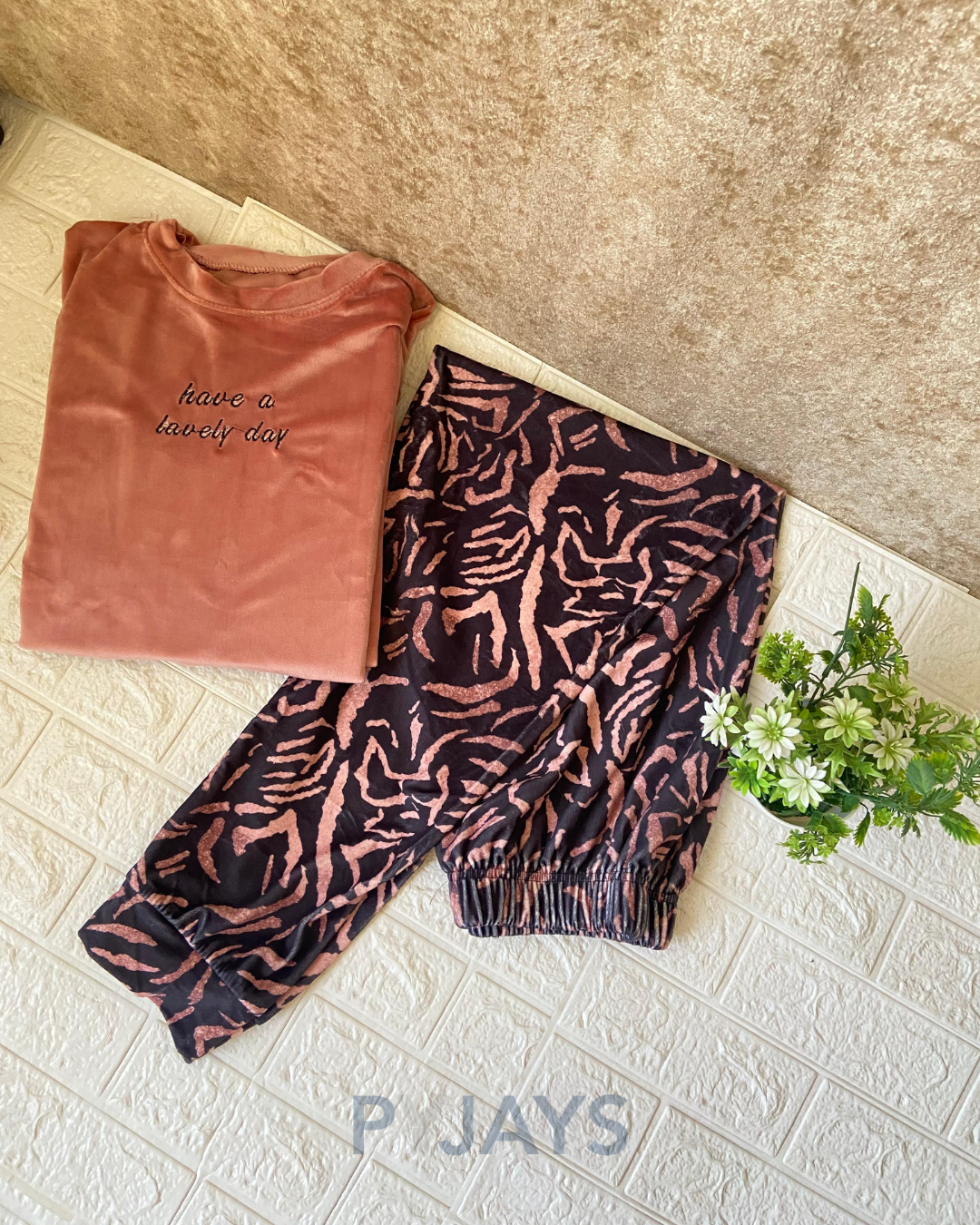 Pyjays "have a lovely day" pajama
