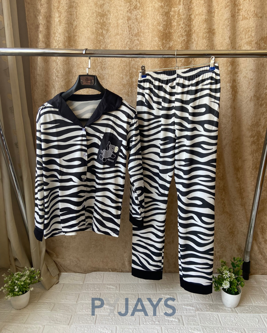 Pyjays Zebra Pajama