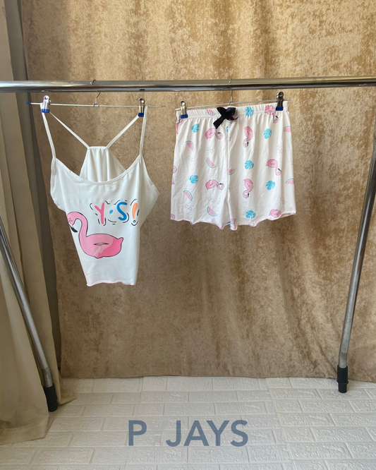 Pyjays Flamingo Summer Pajama