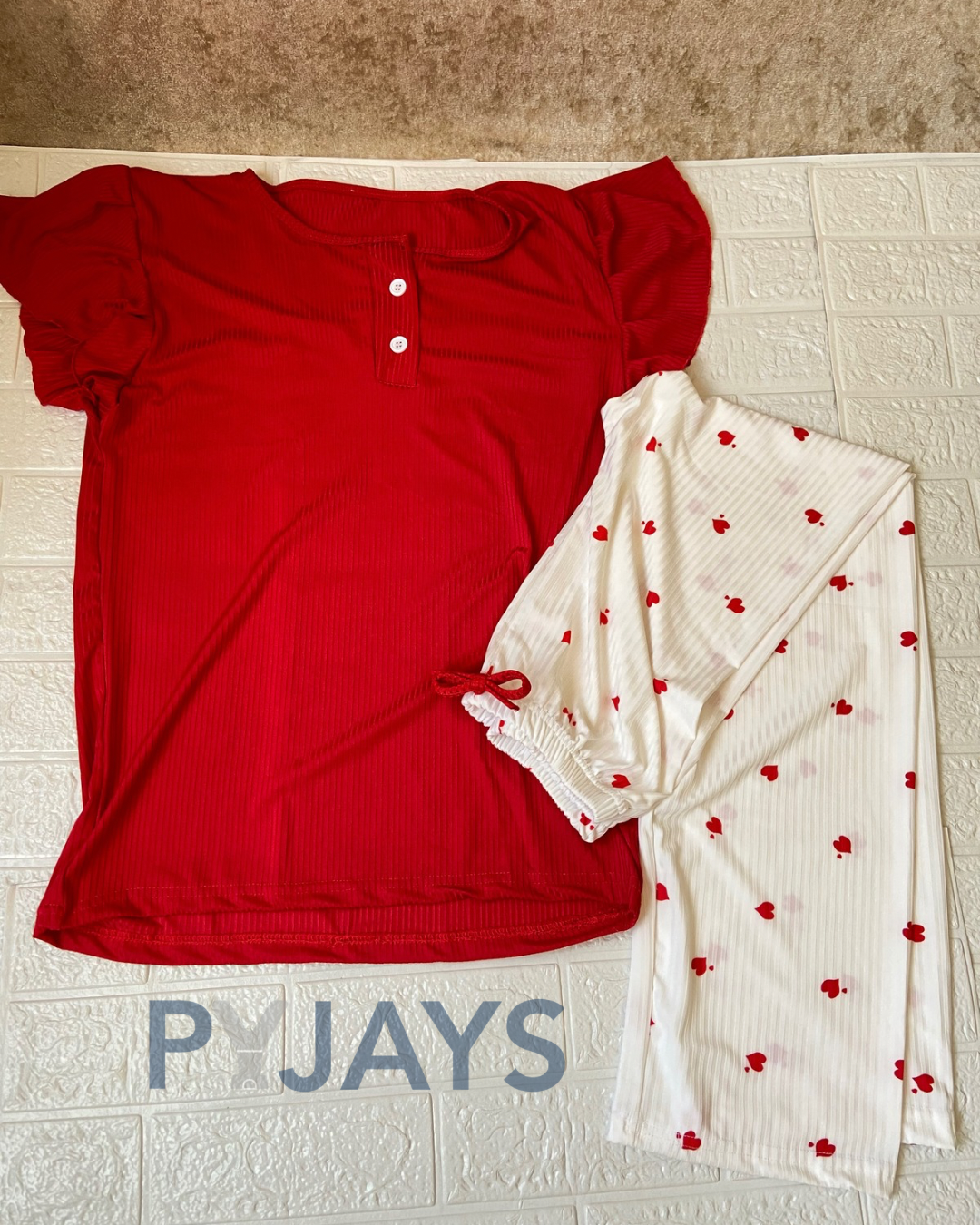 Pyjays Hearts Pajama